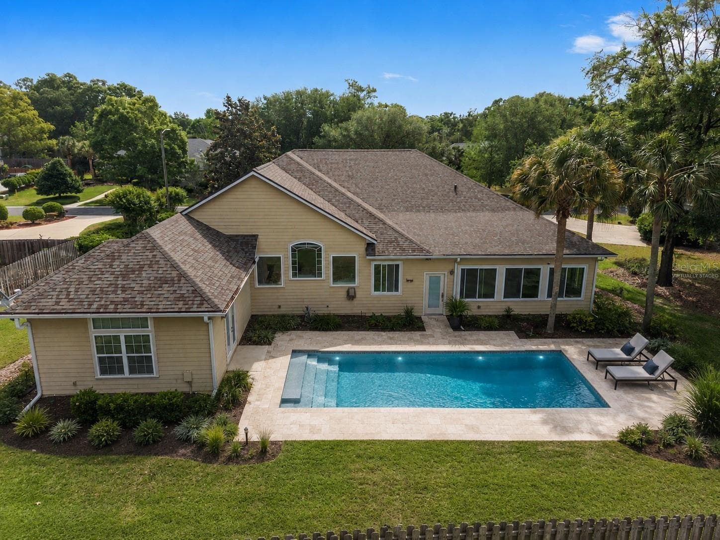 POTENTIAL for a POOL as shown here - Virtually Staged - 1446 SW 87TH ST, GAINESVILLE
