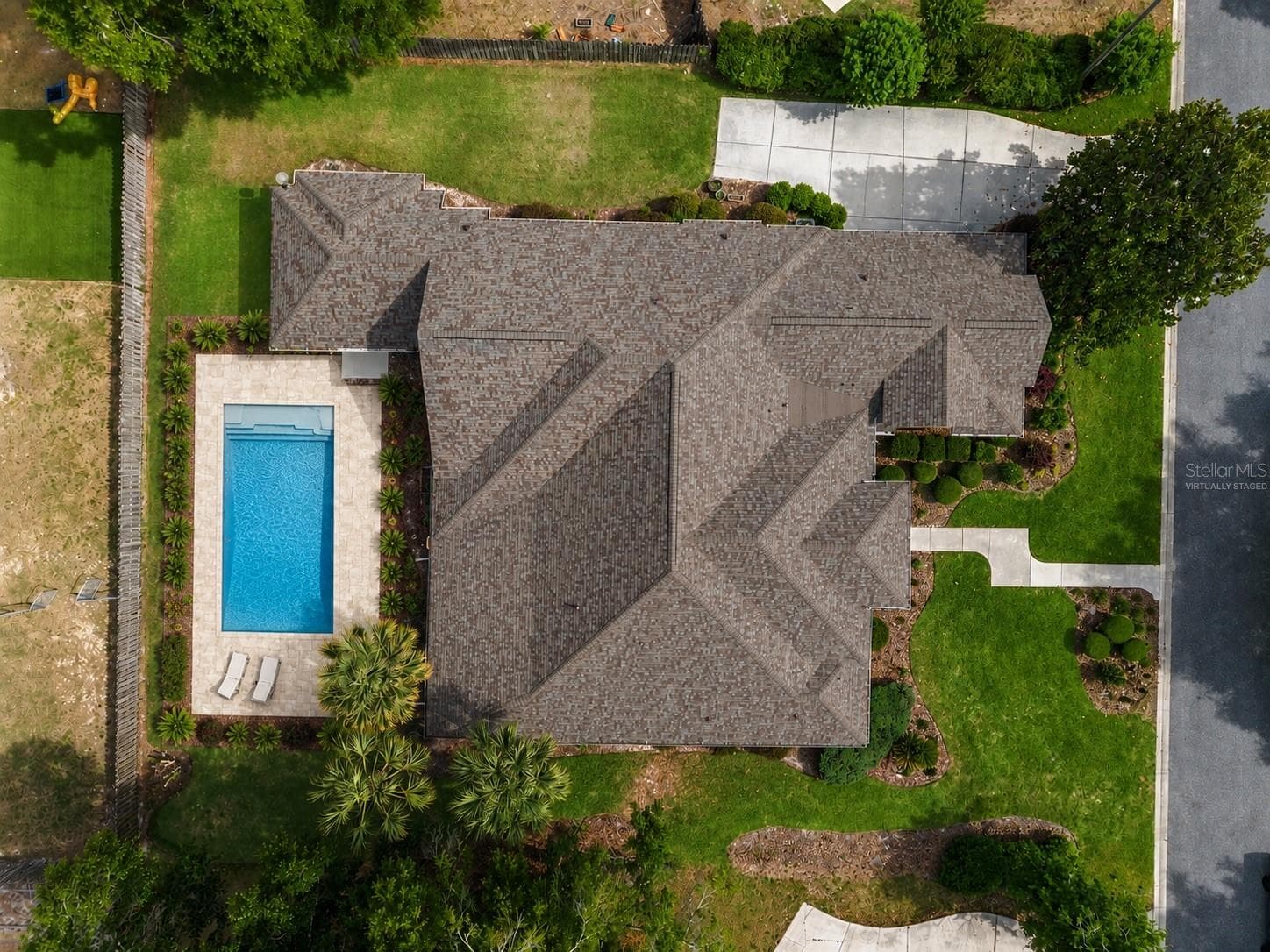 POTENTIAL for a POOL as shown here - Virtually Staged - 1446 SW 87TH ST, GAINESVILLE