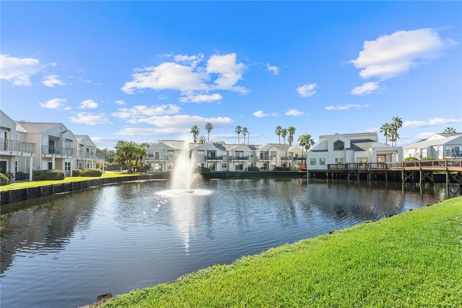 Pond View from Covered Patio - 2508 WOODGATE BLVD #105, ORLANDO