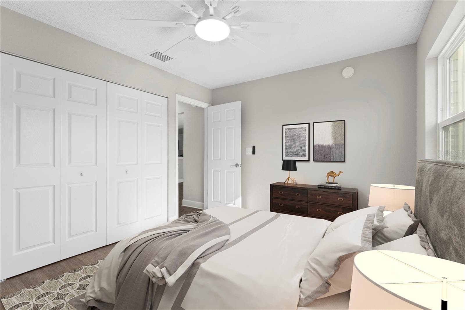 Bedroom (Virtually Staged) - 2508 WOODGATE BLVD #105, ORLANDO