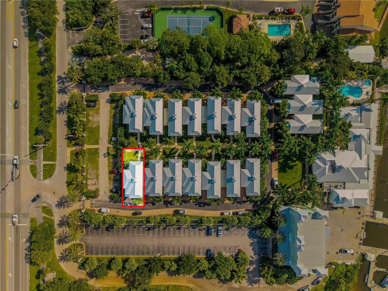 The Property with Villa Highlighted - 6 OLD FEGER DR, NEW SMYRNA BEACH