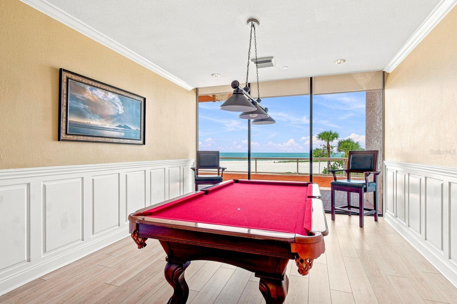 Billard Room overlooking the ocean - 1310 GULF BLVD #4D, CLEARWATER BEACH