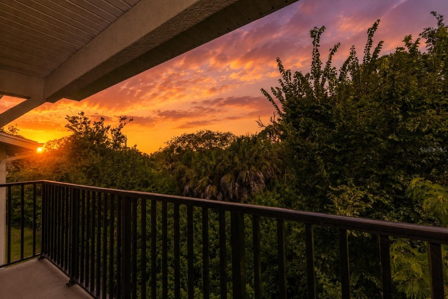 Balcony sunset. - 5065 ROYAL PALMS WAY #303, NEW PORT RICHEY