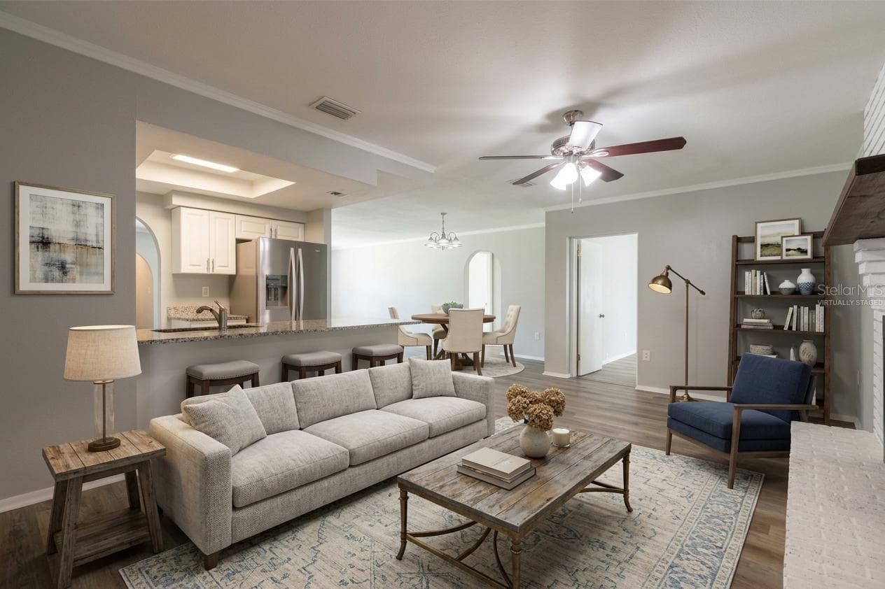 virtually staged - 1257 FINLAND DR, SPRING HILL