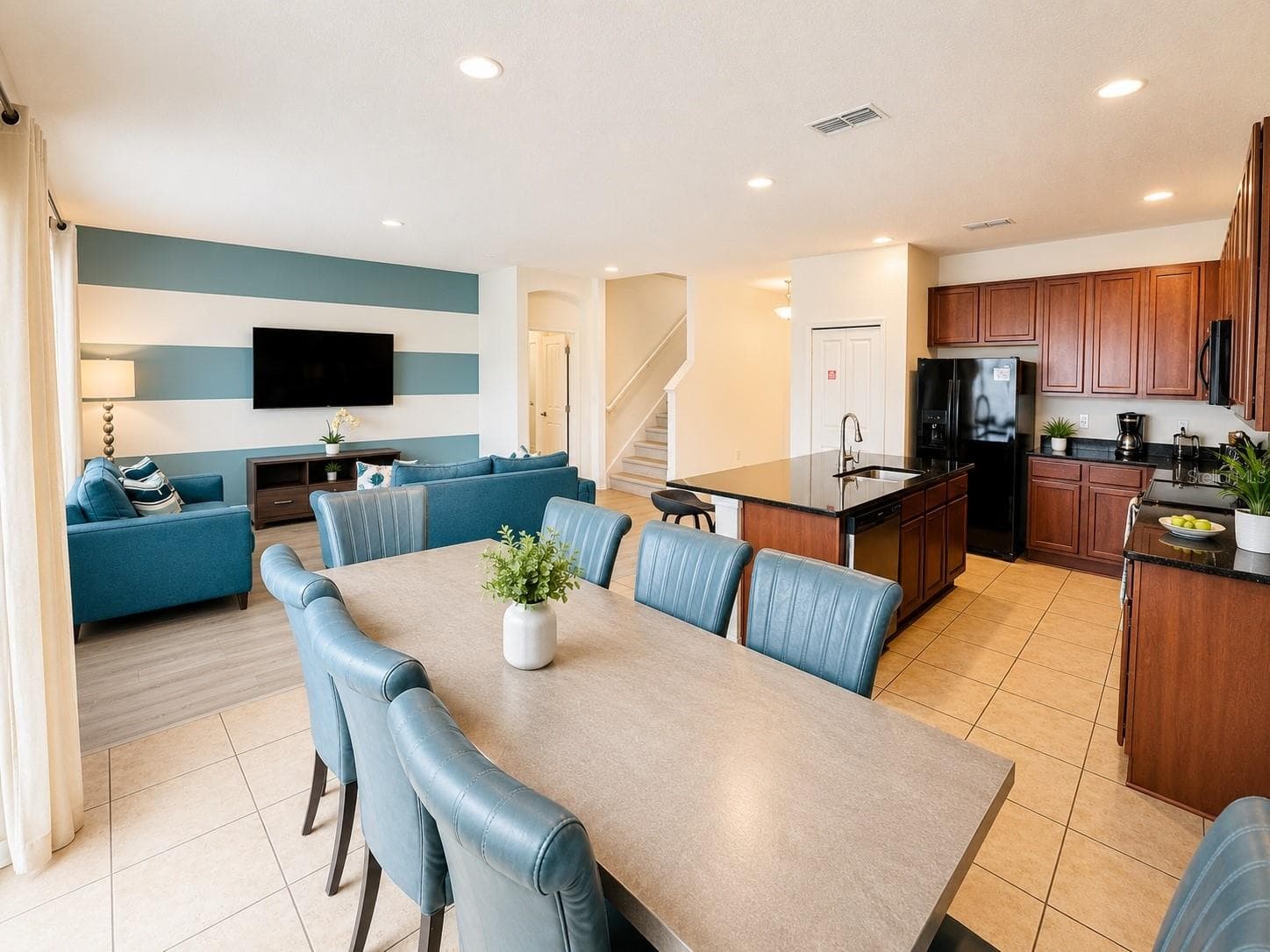 Downstairs Living Room/Dining Room/Kitchen - 250 BALLO DR, KISSIMMEE