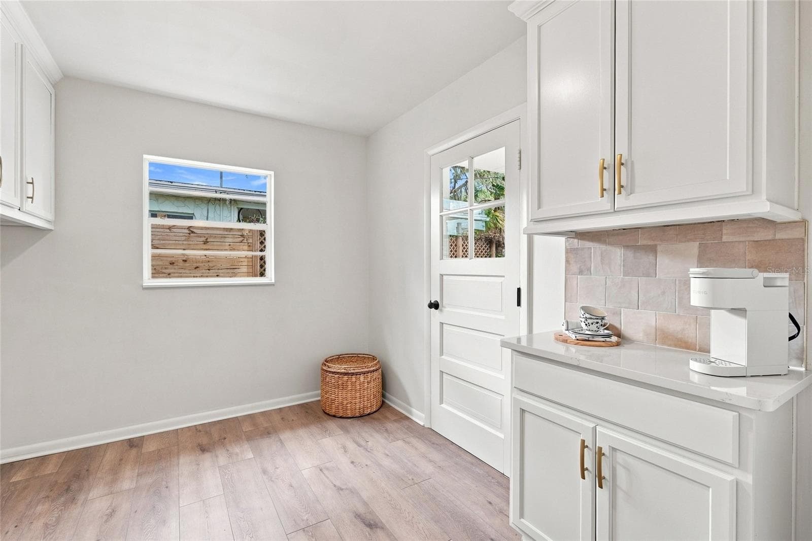 Inside Laundry Room with Built In Cabinets - 6 MARILYN AVE, ST AUGUSTINE