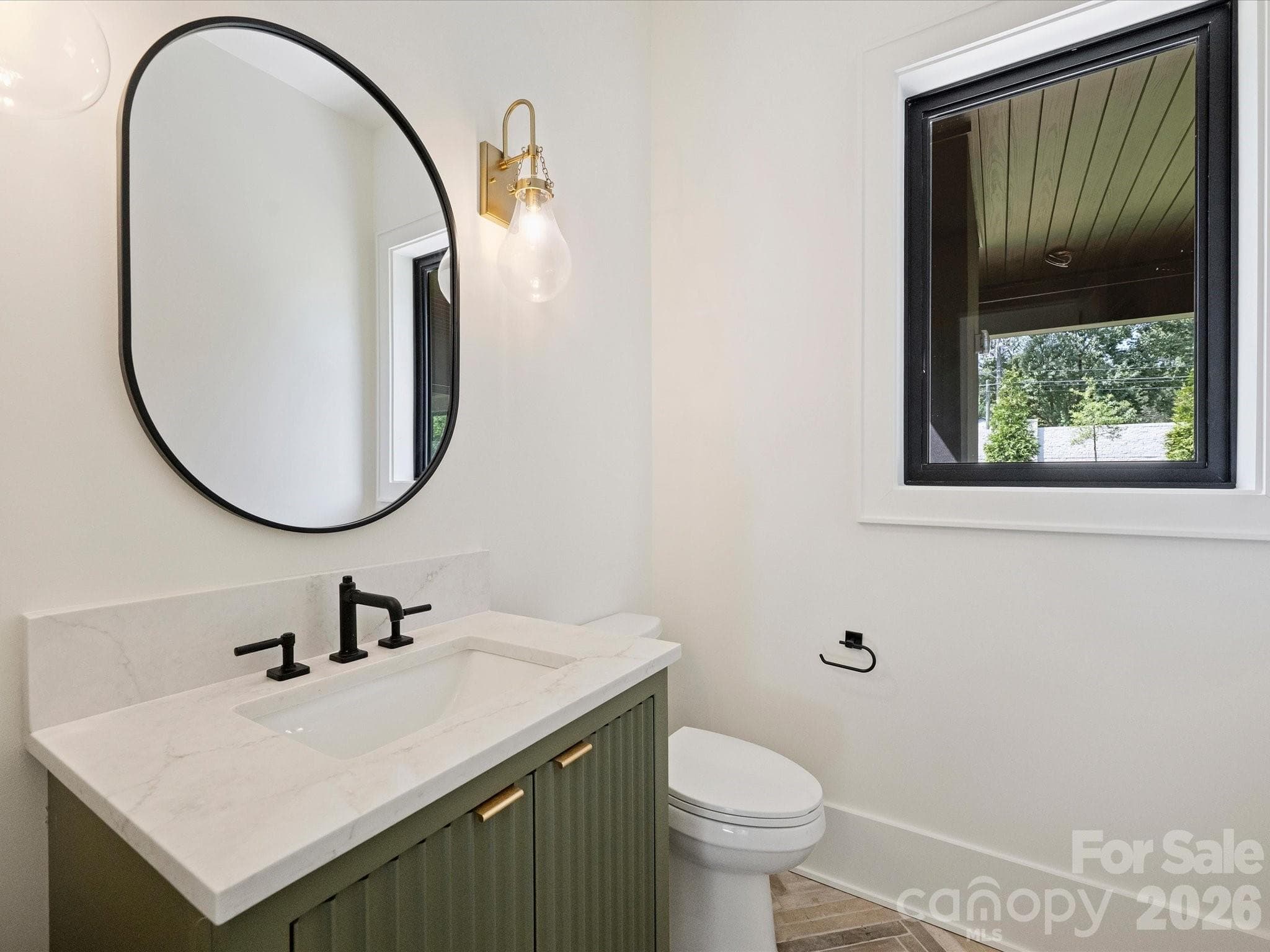Half bath on the main level - Charlotte