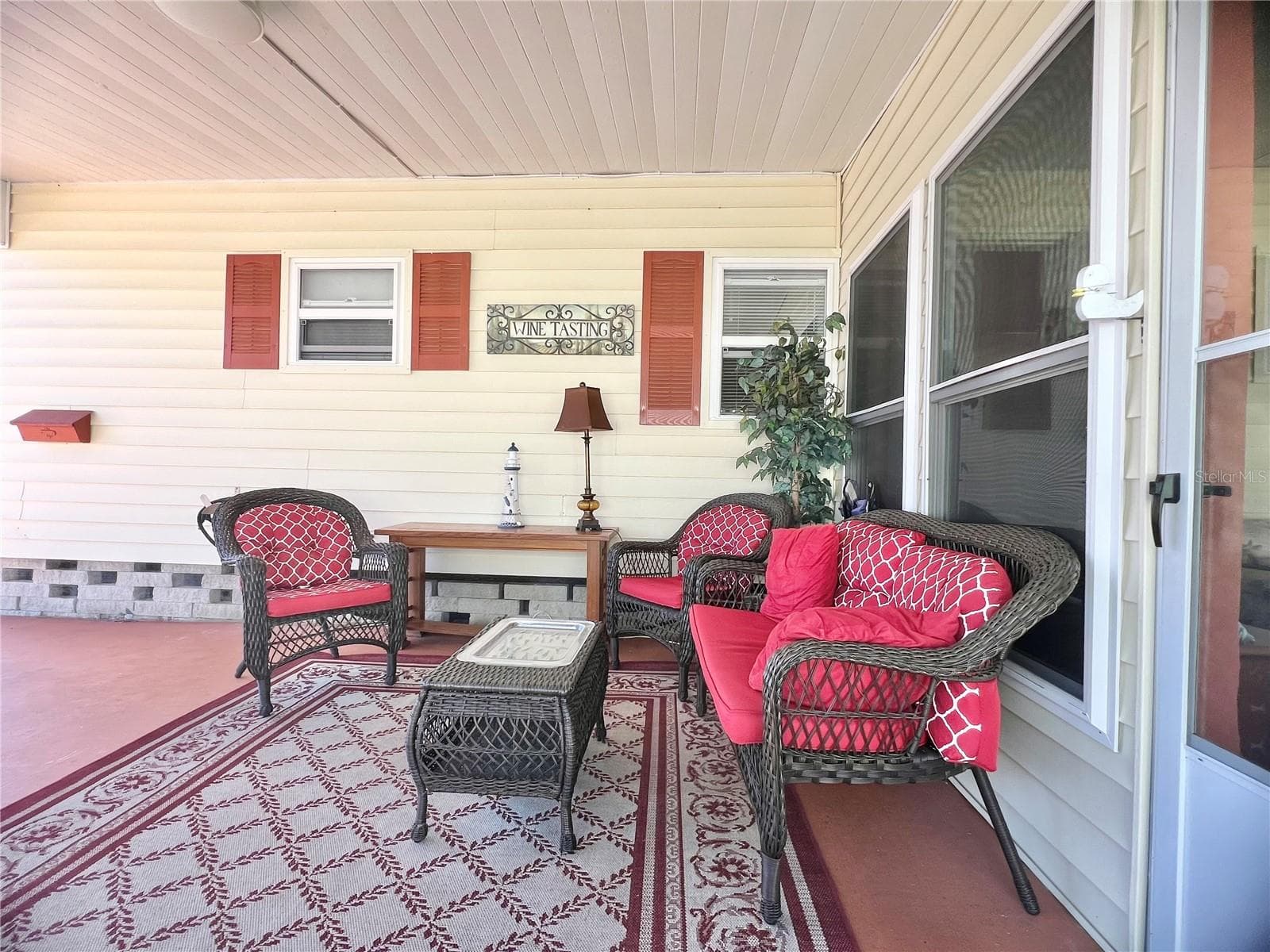 Patio under carport - 1100 BELCHER RD S #113, LARGO