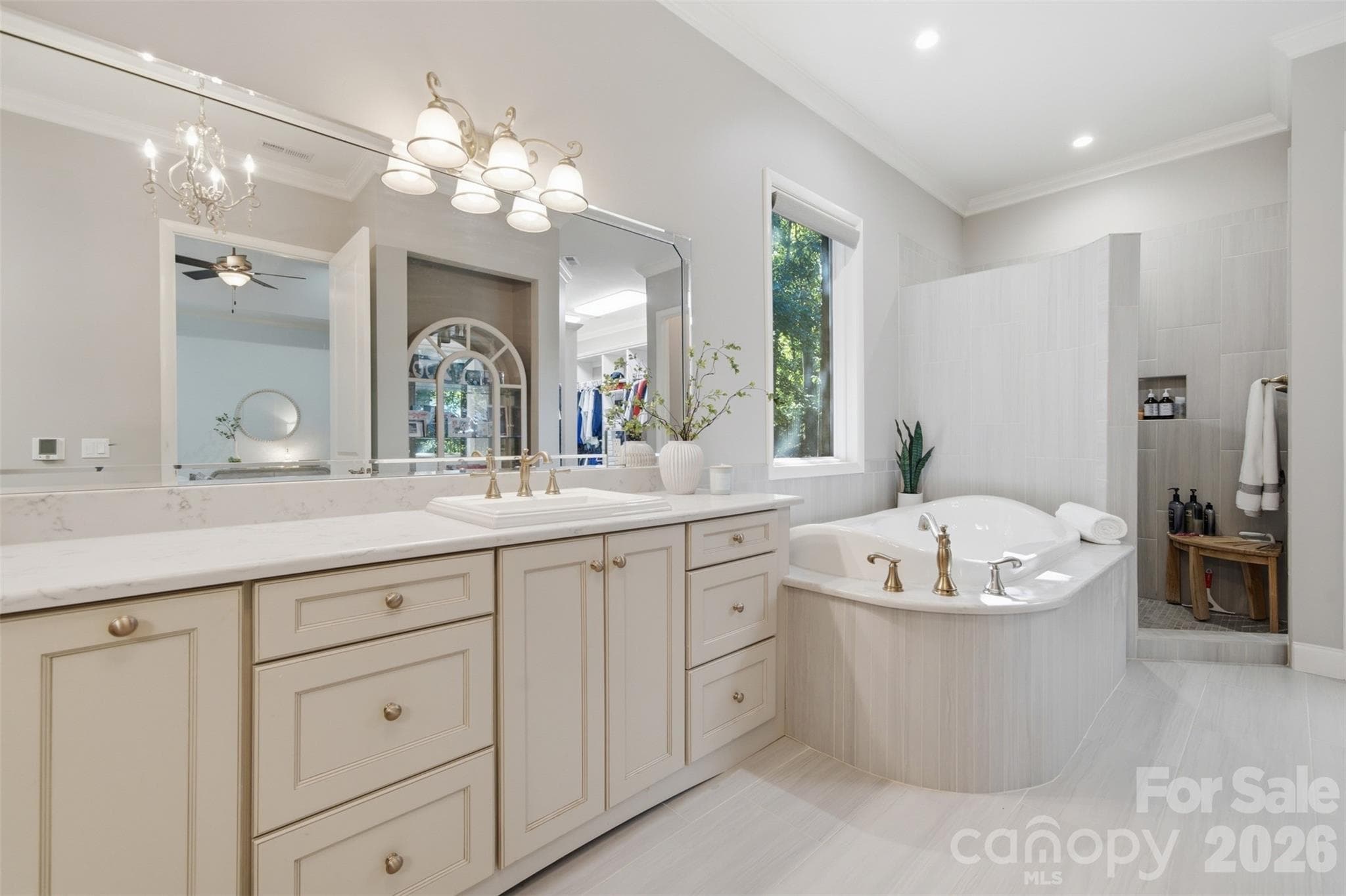 Primary Bathroom - 1206 Delaney Drive, Weddington