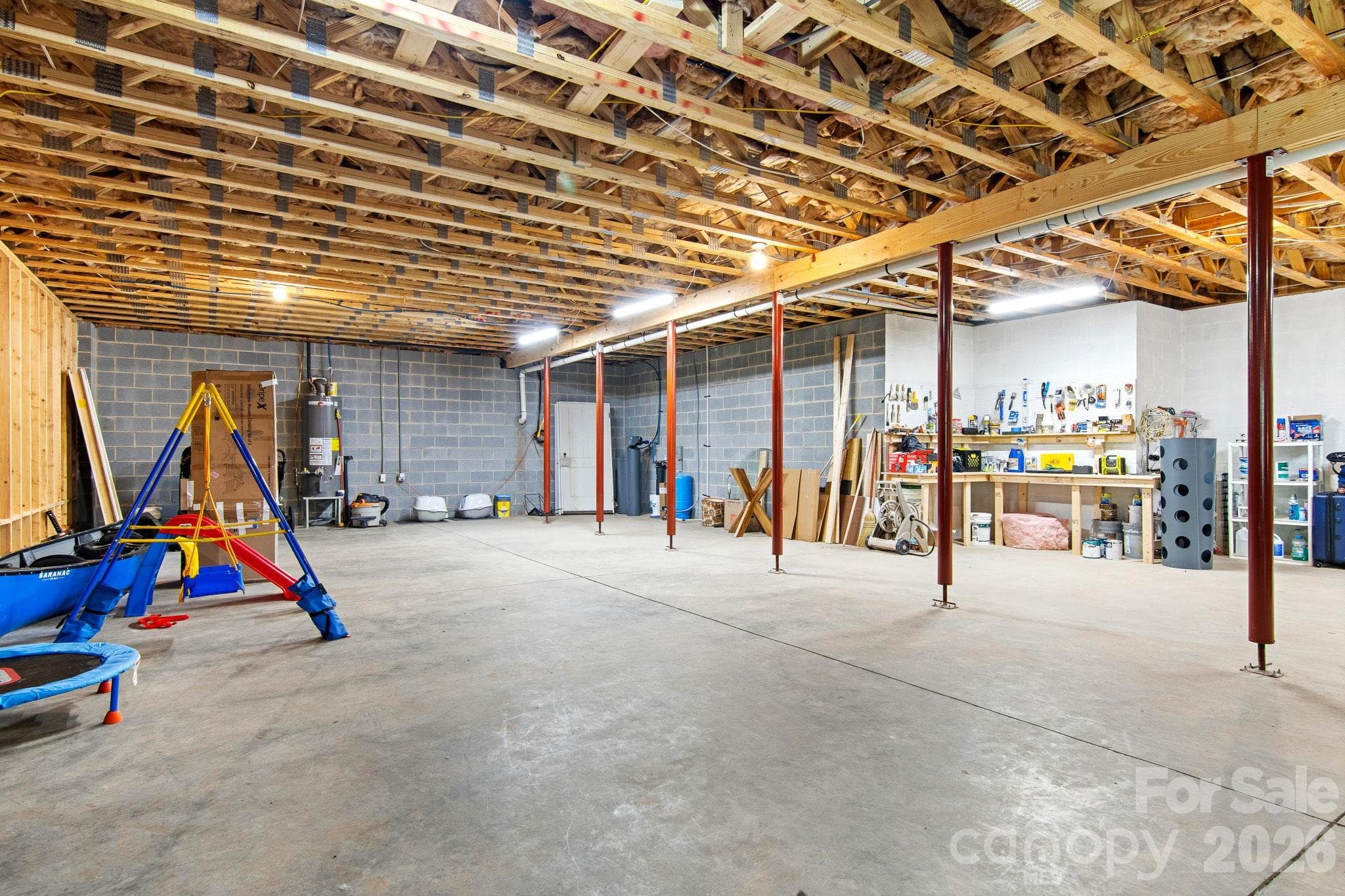 Unfinished Basement - 206 N Harbor Watch Drive, Statesville