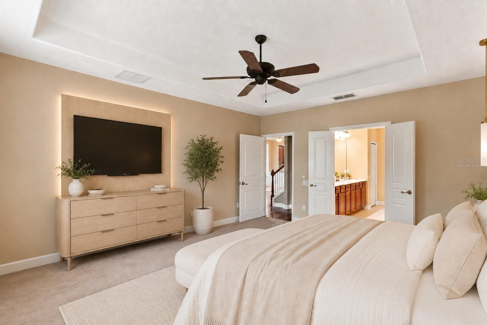 Virtually StagedPrimary Bedroom - 8551 VIA BELLA NOTTE, ORLANDO