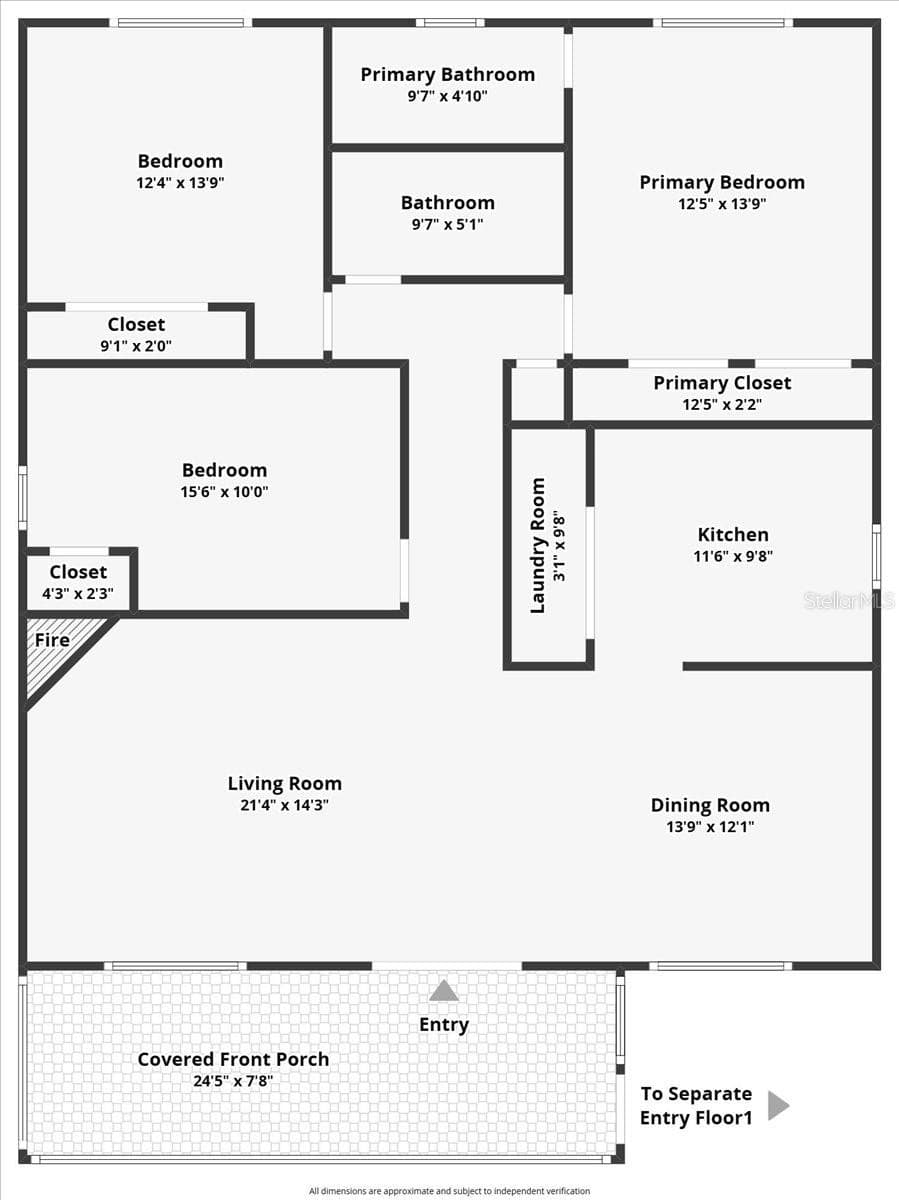 2nd Floor Layout - 4675 CHANCELLOR CIR NE, ST PETERSBURG