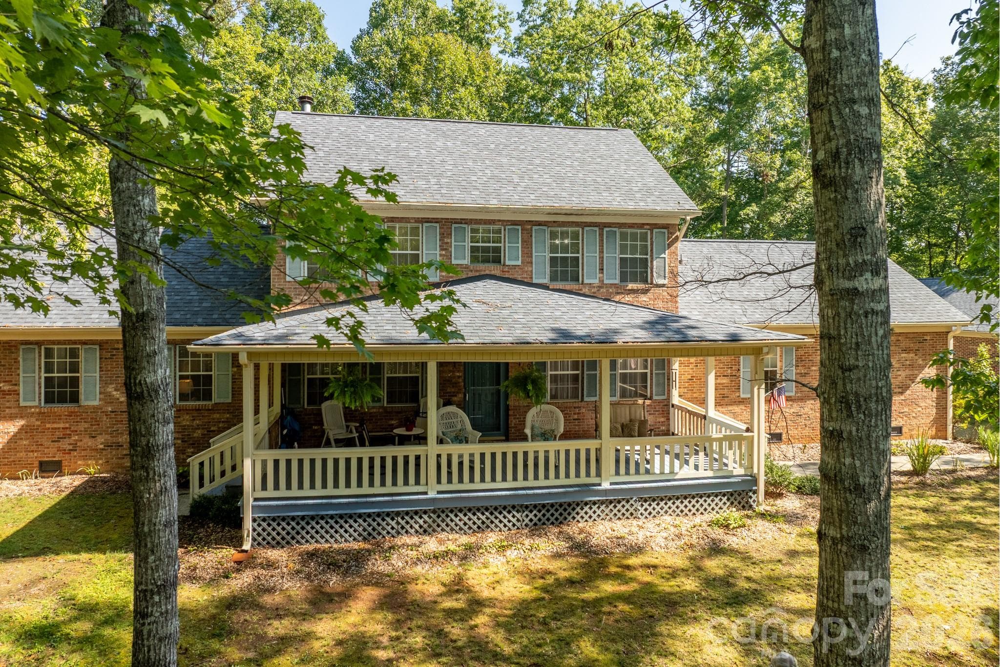 Front porch - 1886 Tanasee Gap Road, Balsam Grove