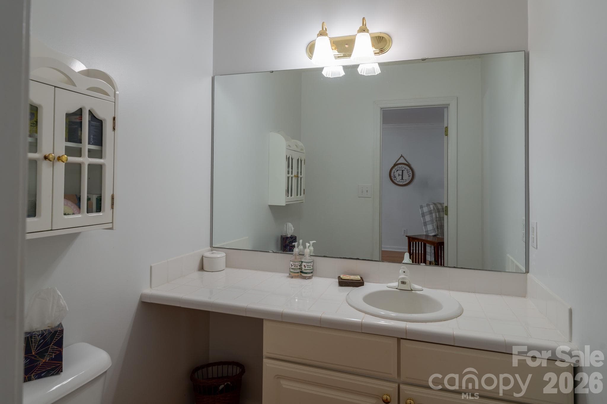 Half bath just outside kitchen area - 1886 Tanasee Gap Road, Balsam Grove