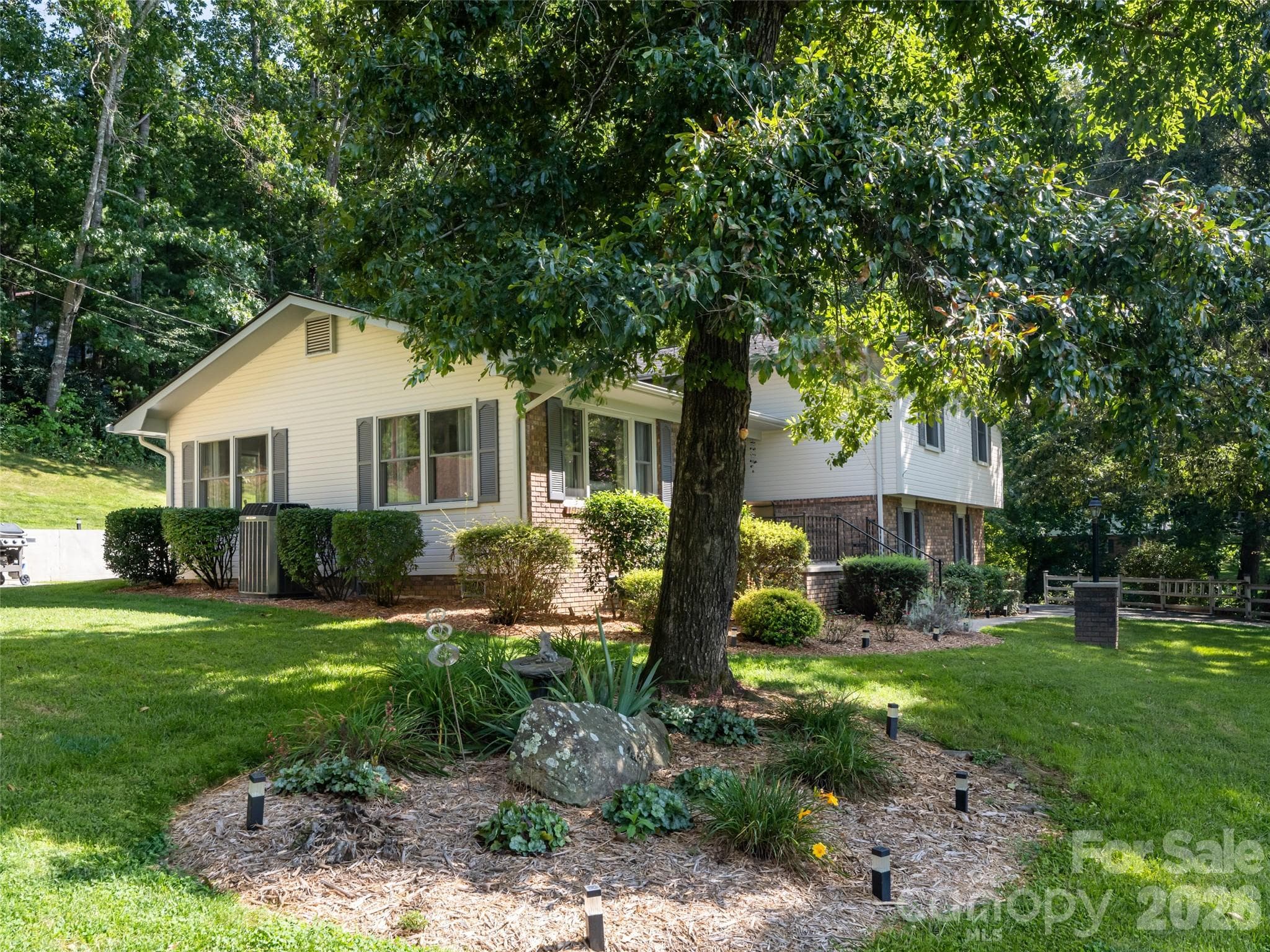 Attractive, manicured grounds. - 1 Morris Drive, Weaverville