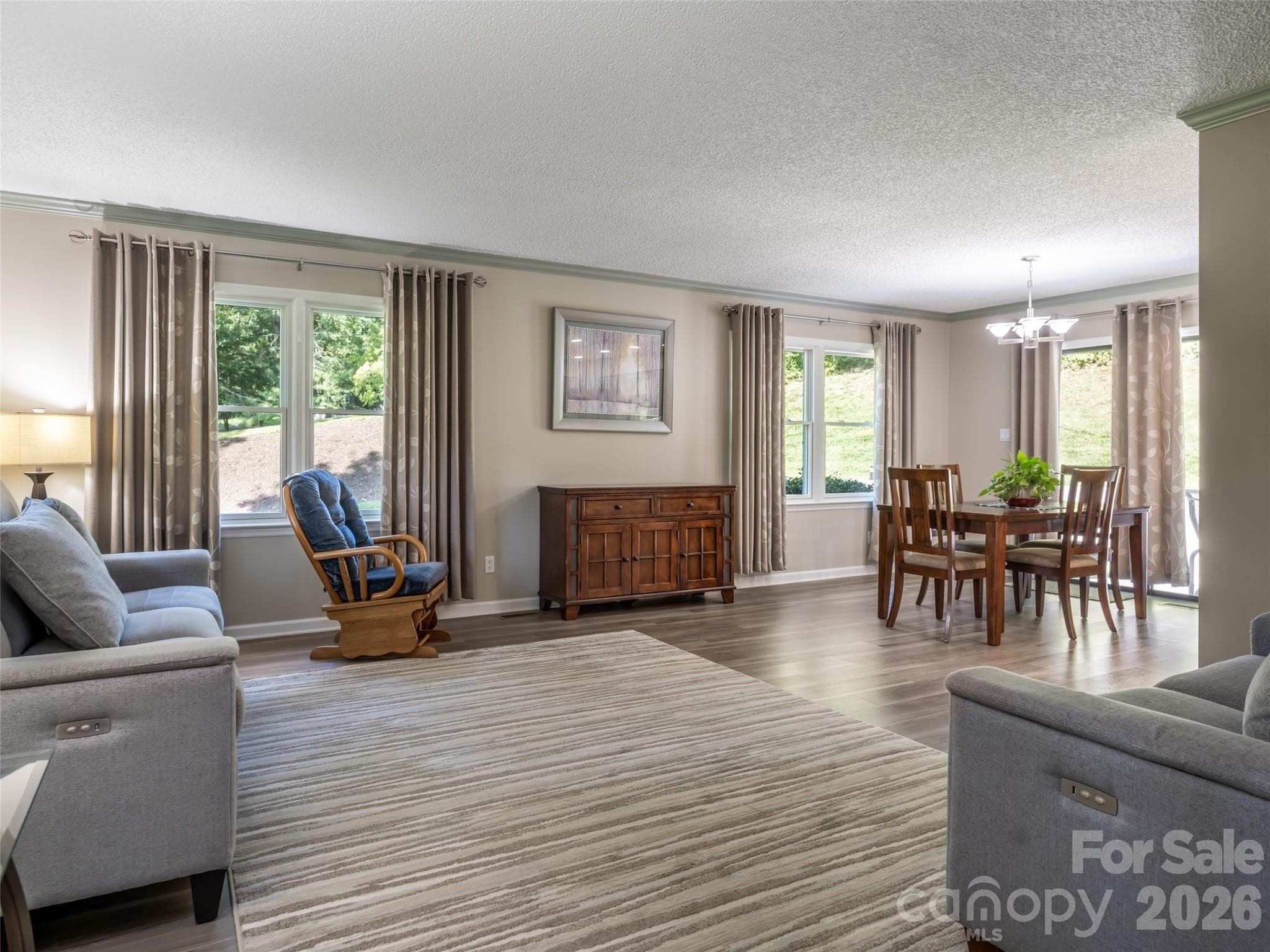 Tasteful renovations include gleaming new flooring. - 1 Morris Drive, Weaverville