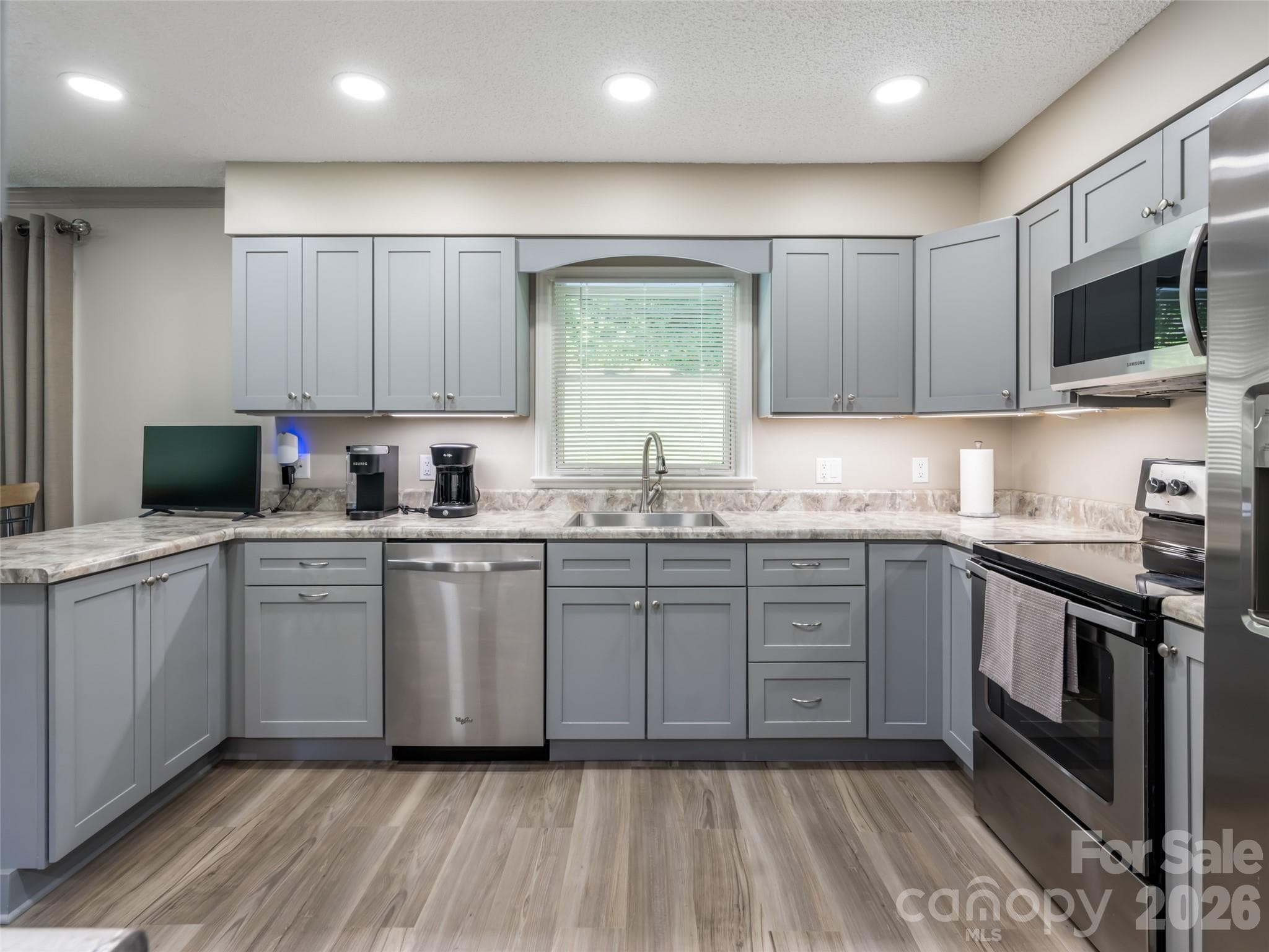 Preparing meals with a view. - 1 Morris Drive, Weaverville