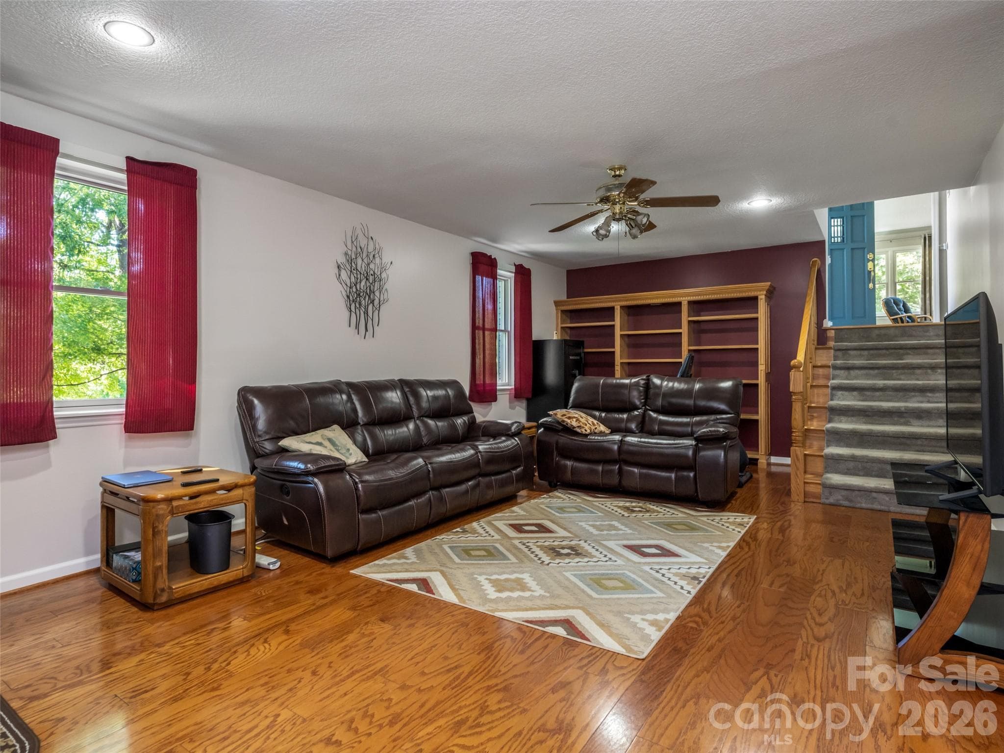 Custom mantle and built-ins. - 1 Morris Drive, Weaverville