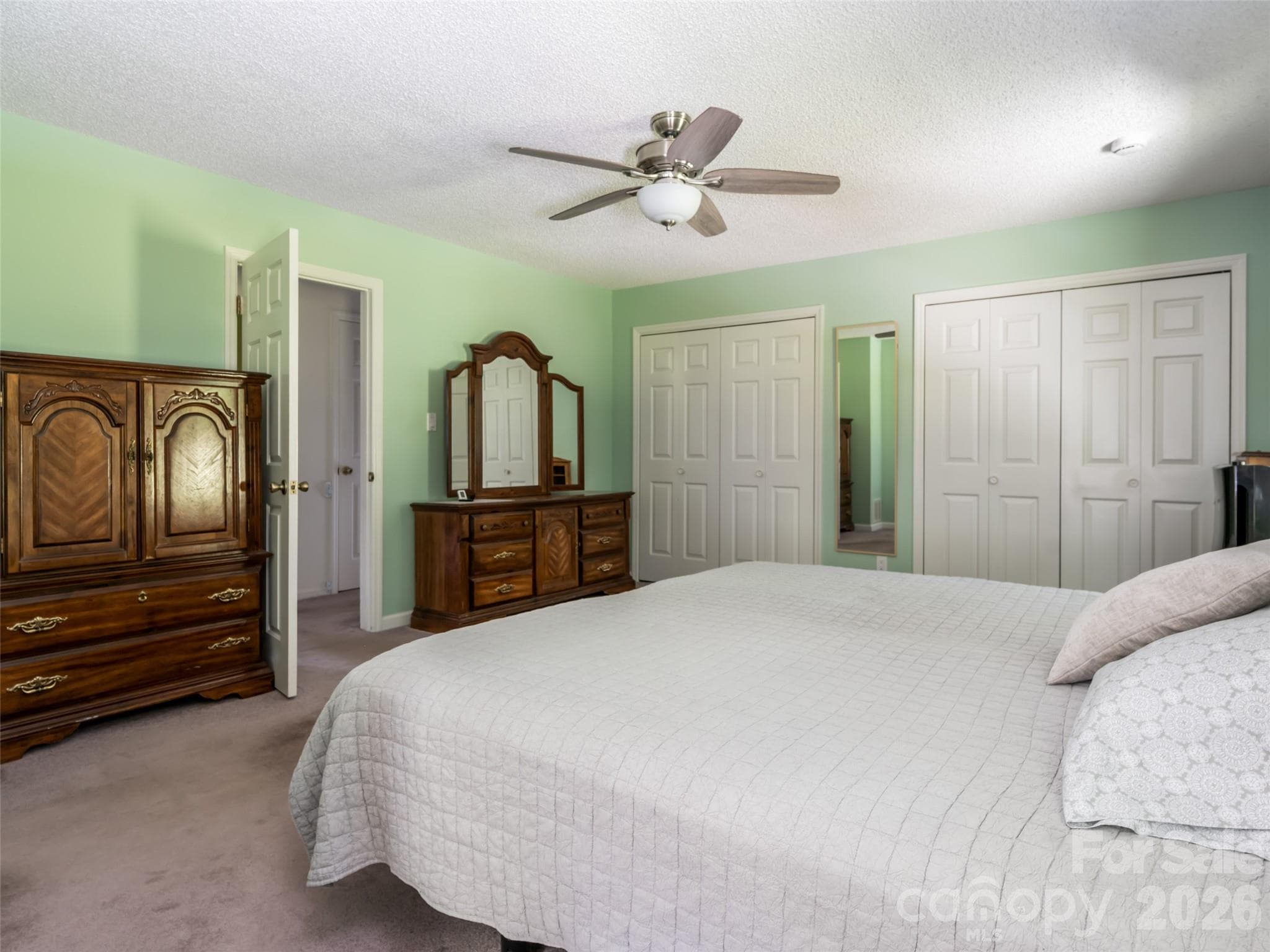 Master suite with additional closets & storage. - 1 Morris Drive, Weaverville