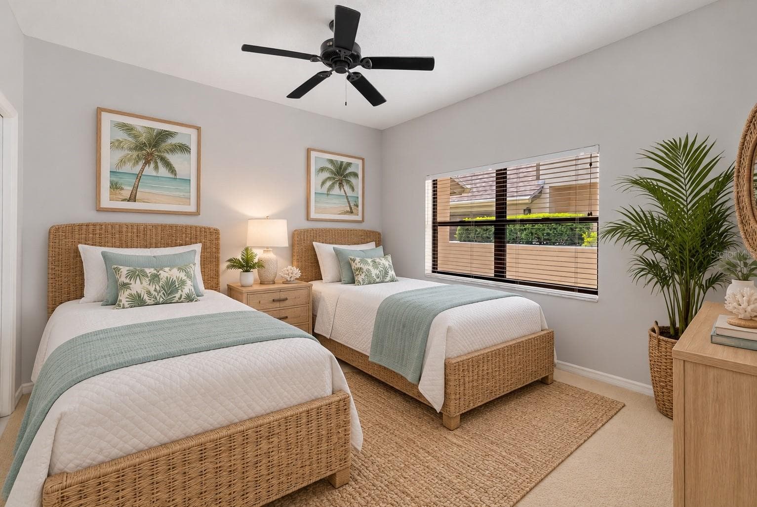 Second Bedroom Virtual Staged - 1678 STARLING DR #102, SARASOTA
