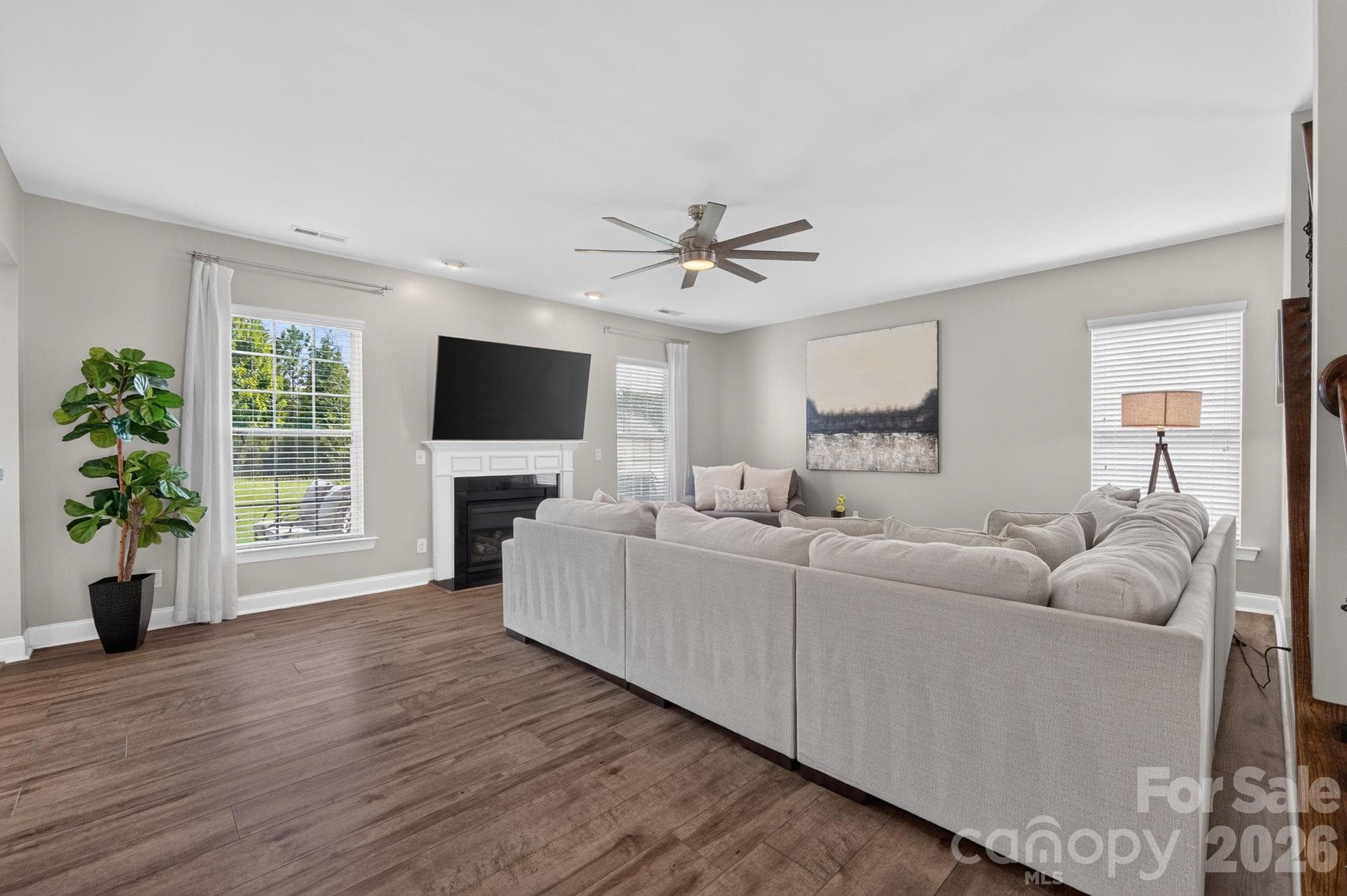 Living room - 15110 Brannock Hills Drive, Charlotte