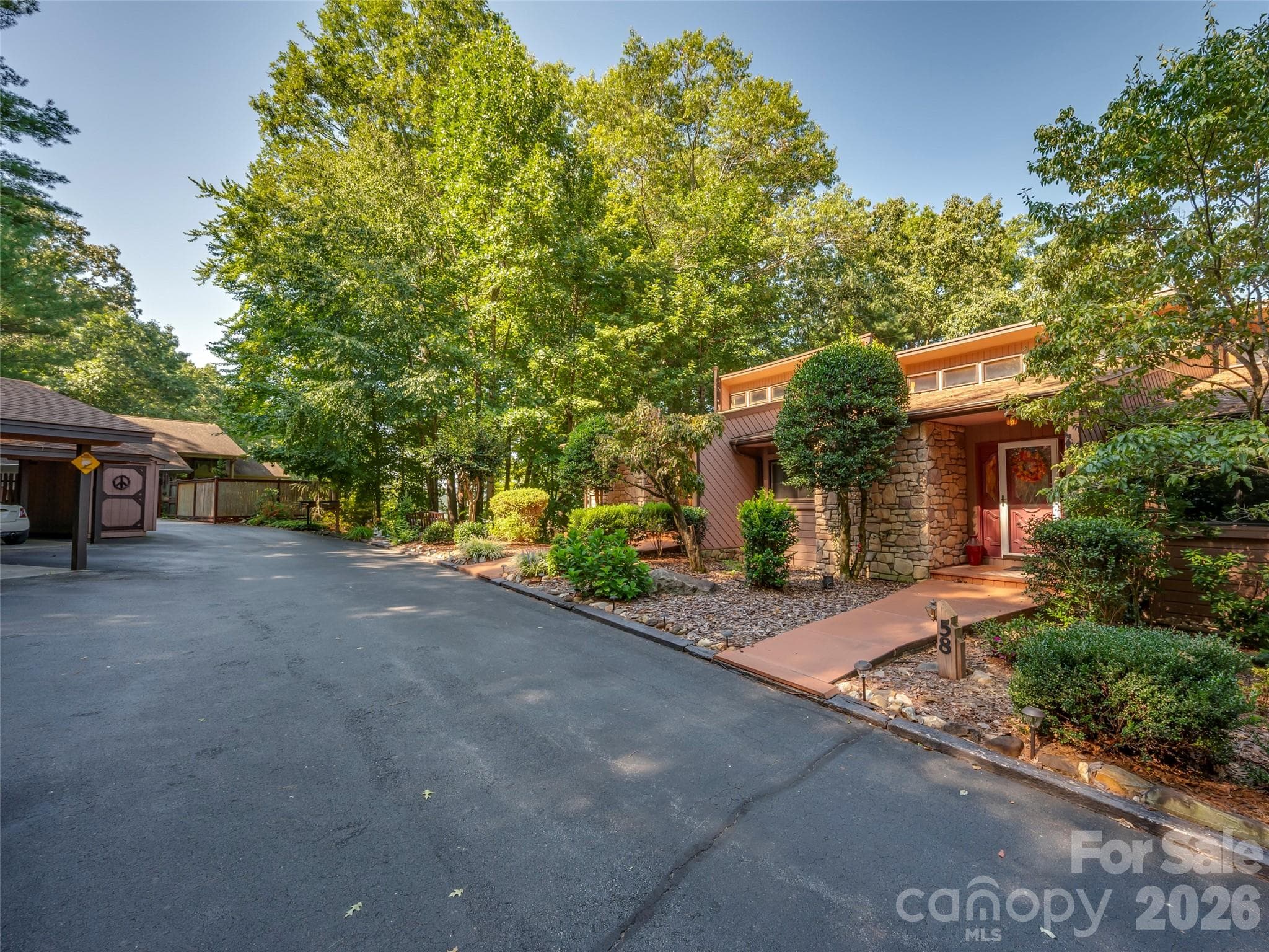 Side view of entrance - 58 Timbertop Lane, Etowah