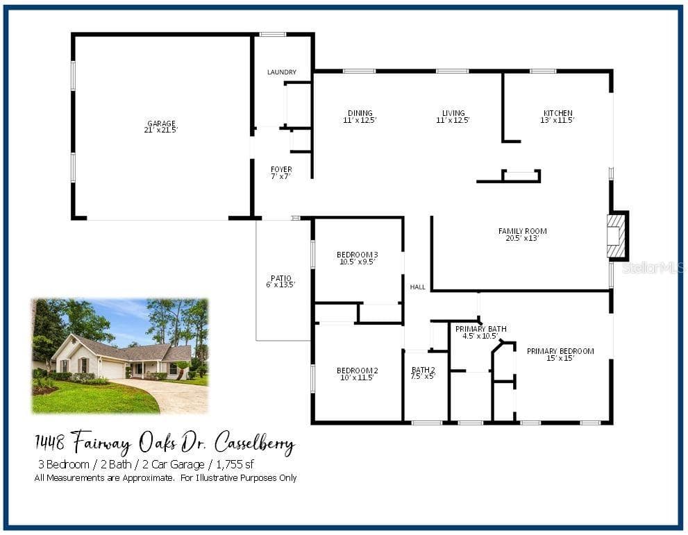 Single Family Residence at 1448 FAIRWAY OAKS DR, CASSELBERRY, photo 2 of 43