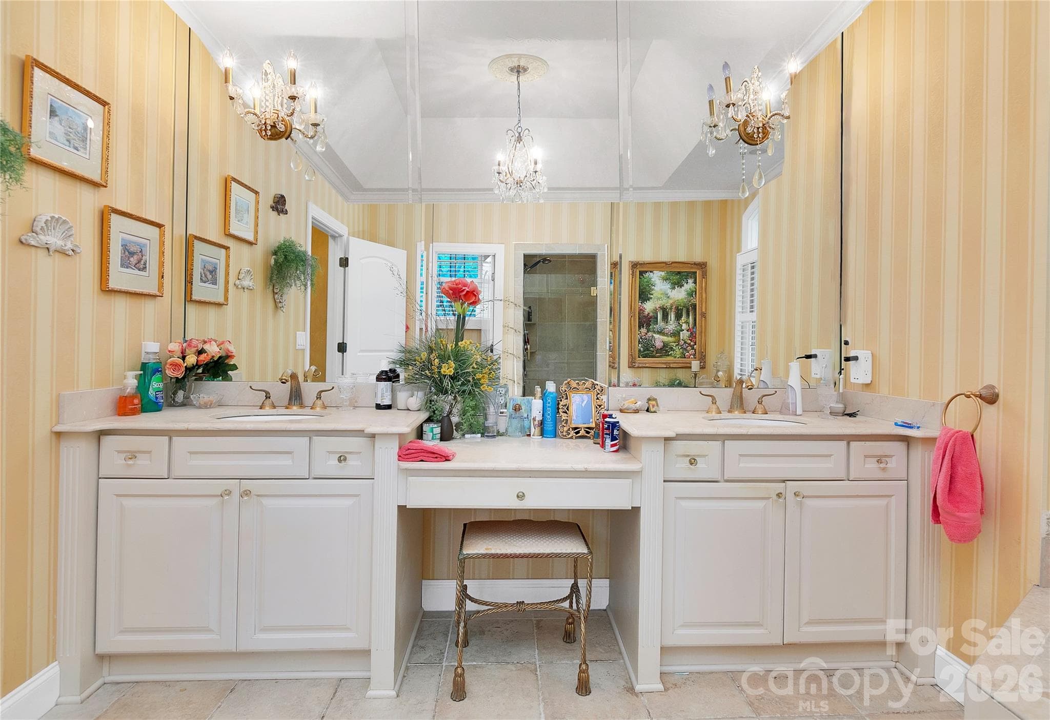 Primary bath vanity - 303 Wodigeasgohi Drive, Brevard