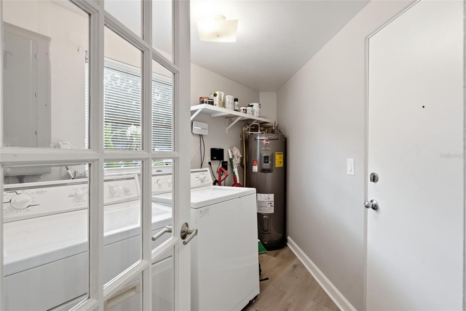 Laundry with direct exterior entry. - 6701 13TH ST N, TAMPA