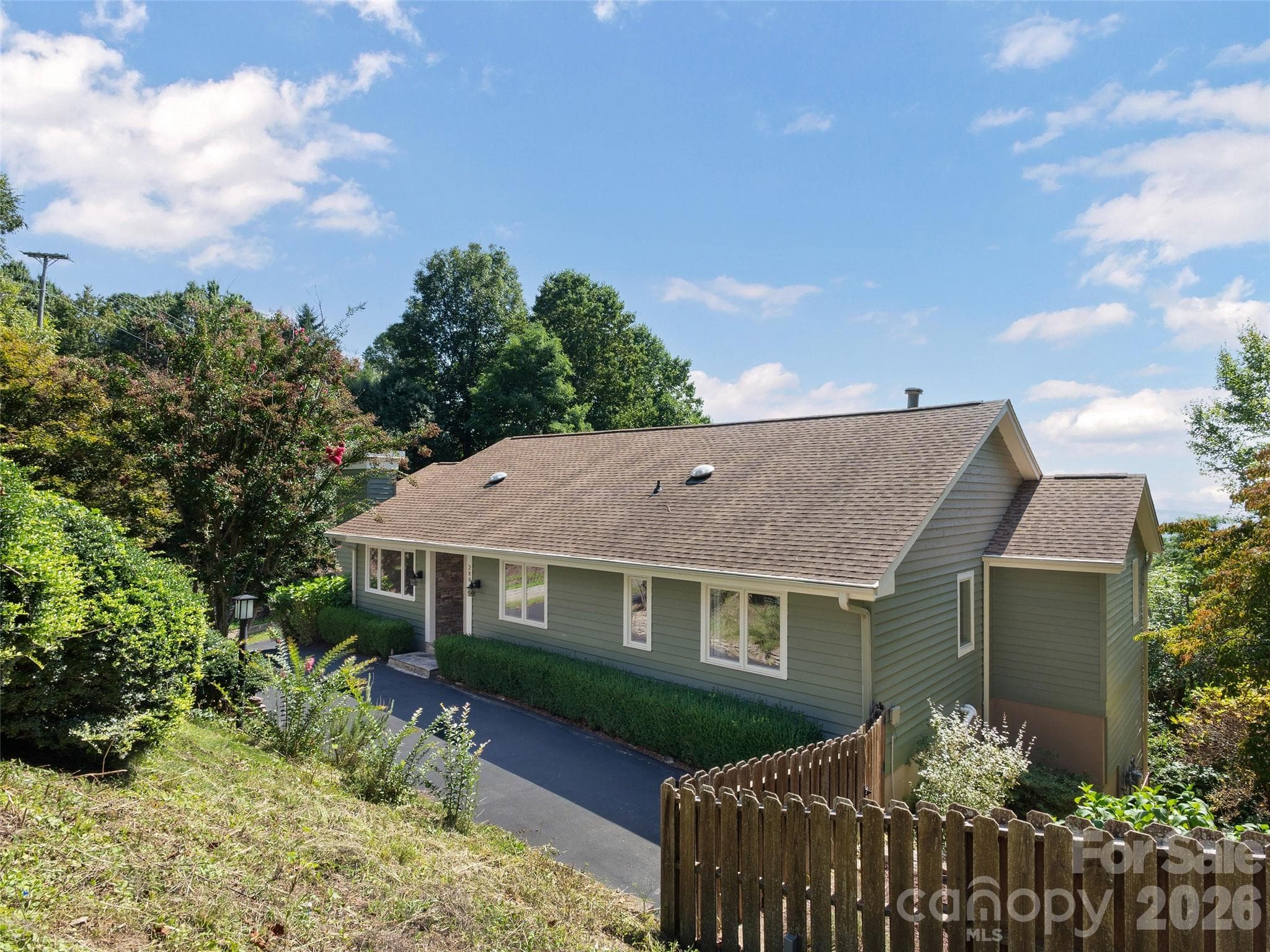 Easy access front door with plenty of parking - 288 Roberts Drive, Laurel Park
