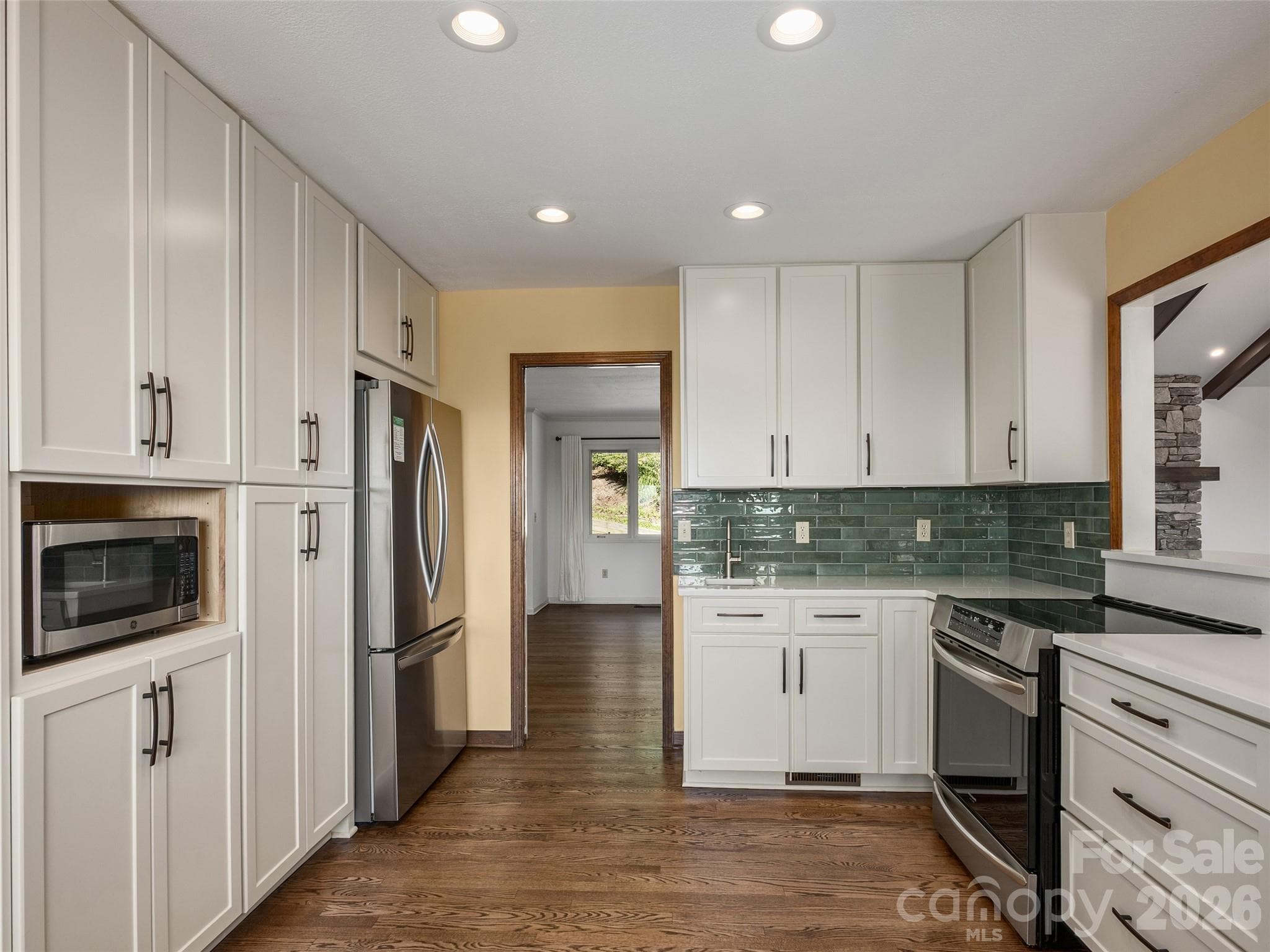 Kitchen that was remodeled in 2025 - 288 Roberts Drive, Laurel Park
