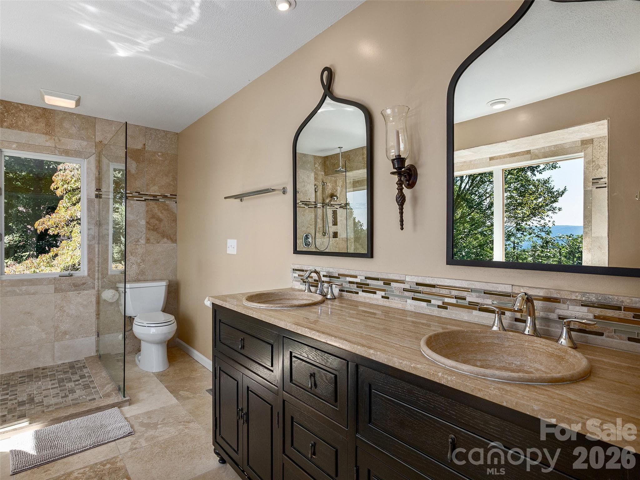 Large Primary vanity with updated finishes - 288 Roberts Drive, Laurel Park