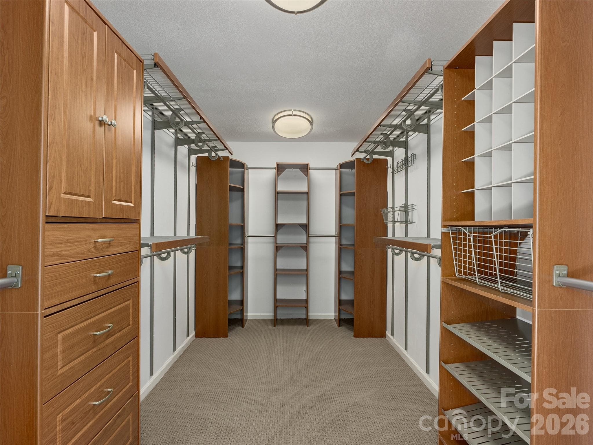 Generous Primary closet with extensive built-in storage - 288 Roberts Drive, Laurel Park