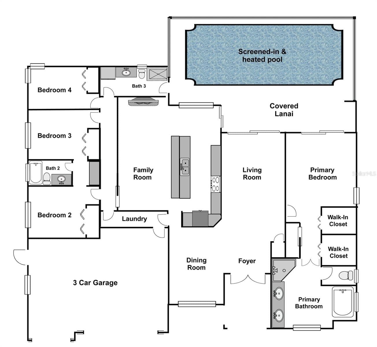 Floor Plan - 679 LITCHFIELD LN, DUNEDIN