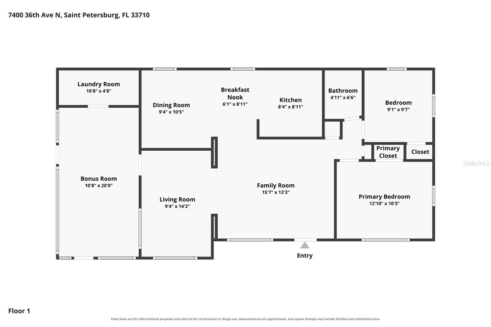 Single Family Residence at 7400 36TH AVE N, ST PETERSBURG, photo 20 of 29