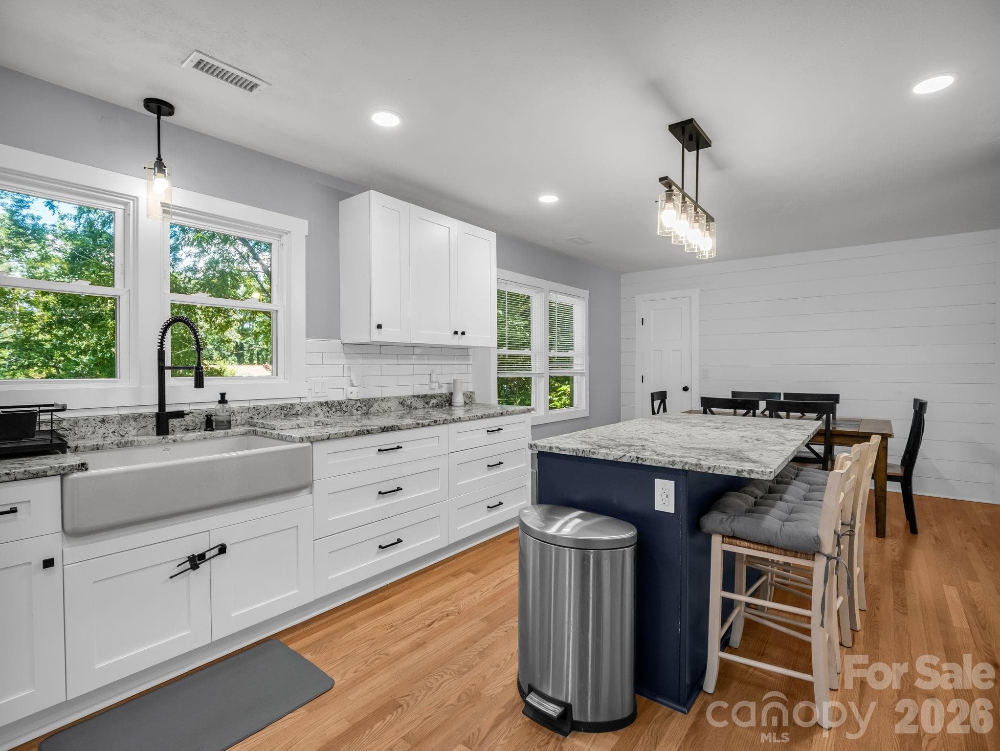 Door at the end of this picture leads to a great pantry - 3208 Florida Drive, Hendersonville