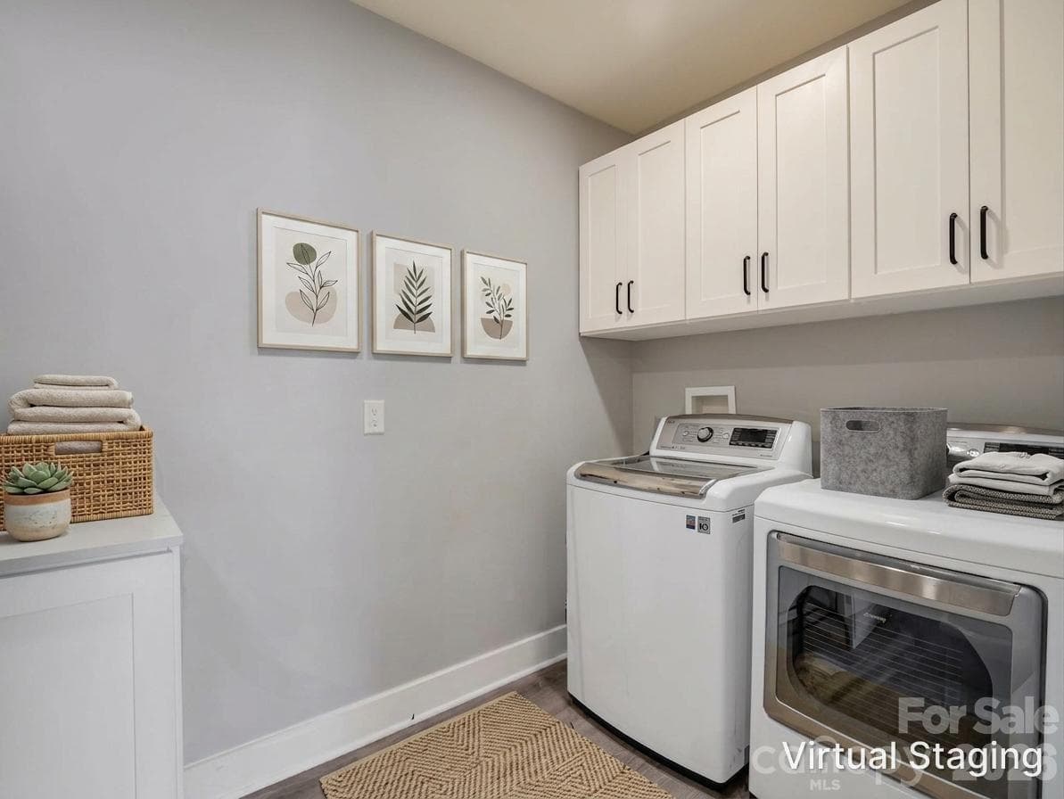 Laundry room with lots of counter space - 3208 Florida Drive, Hendersonville