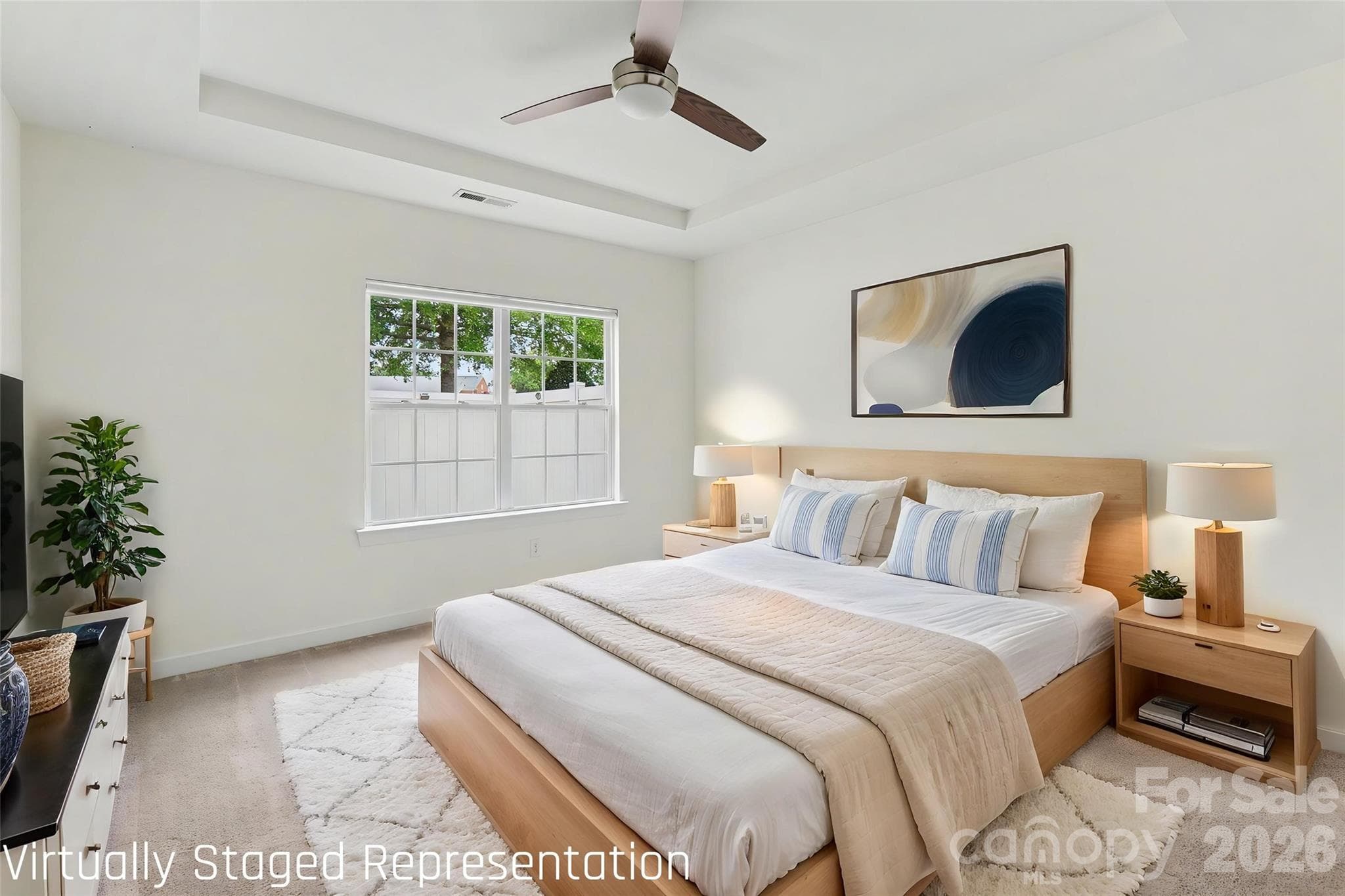 Primary Bedroom on main *Virtually Staged* - 15109 Jade Street, Charlotte