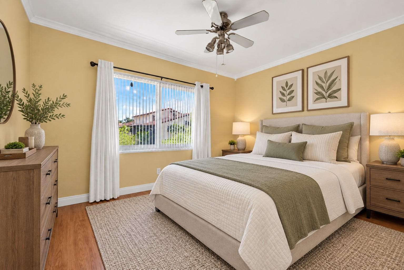 Virtually staged 1st floor bedroom - 7360 ULMERTON RD #18D, LARGO