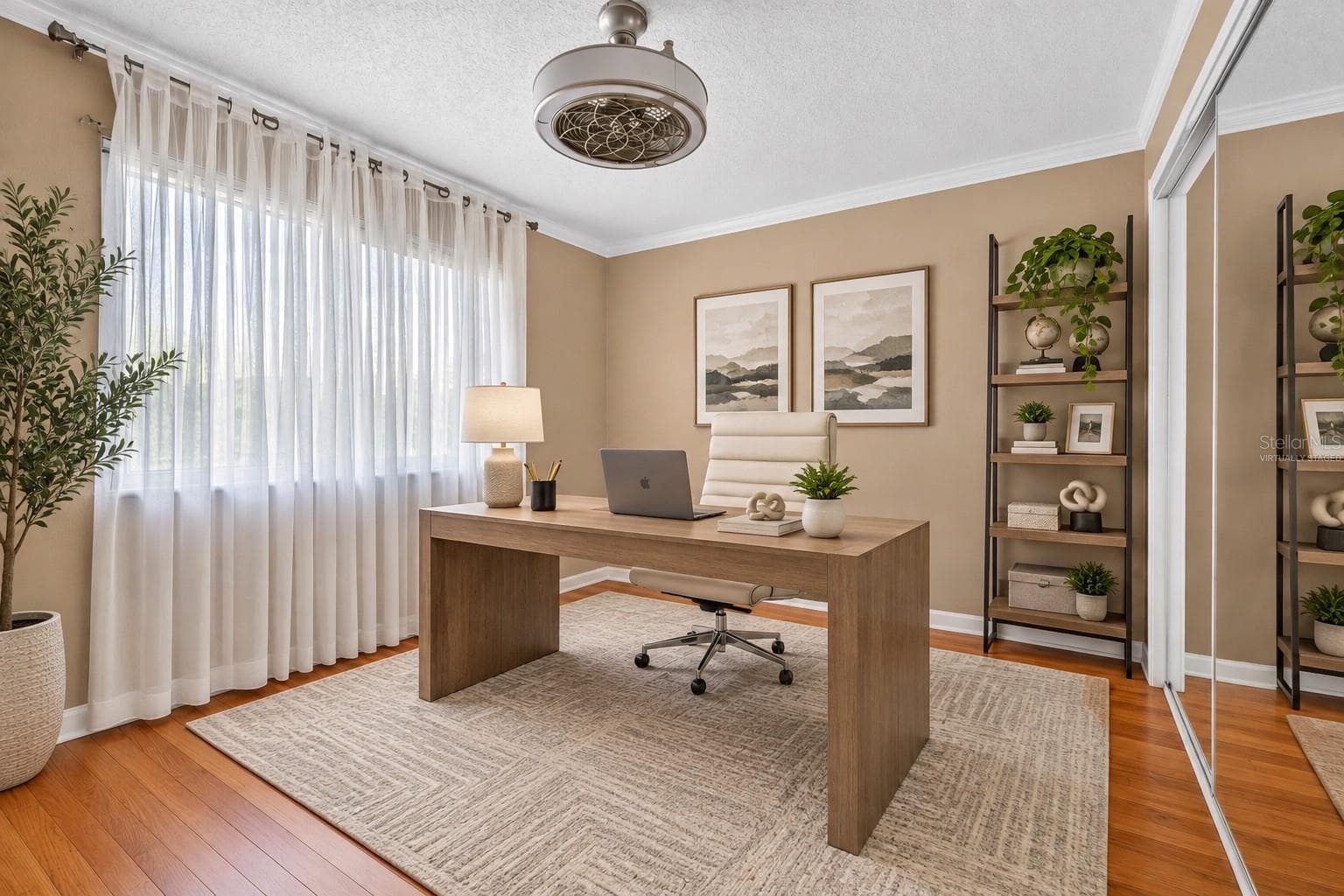 Virtually staged 2nd level office/bedroom - 7360 ULMERTON RD #18D, LARGO