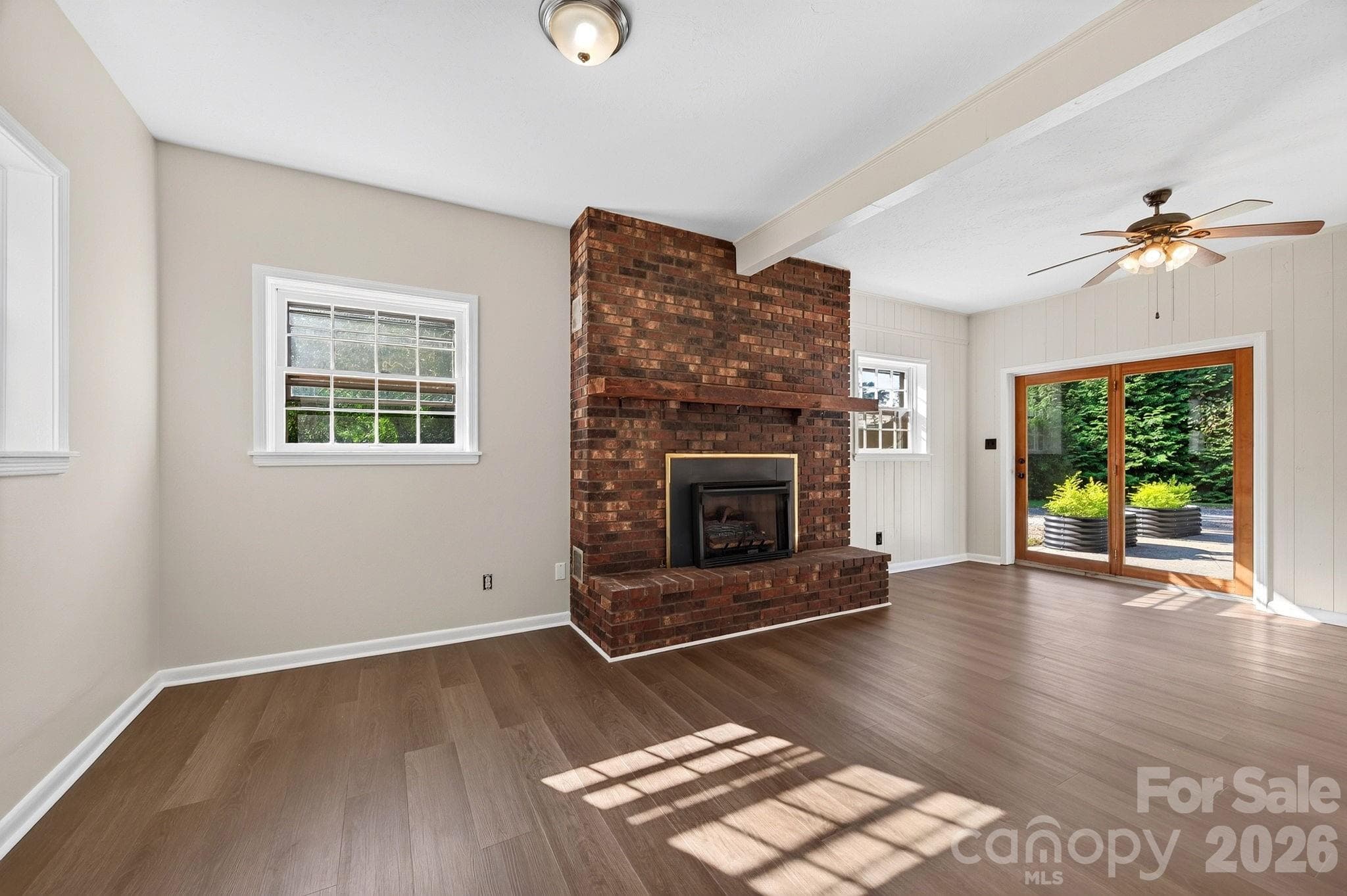 Lower level bonus room has a gas fireplace (gas not connected so sellers have not representation on it's functionality) - 2 Independence Boulevard, Asheville