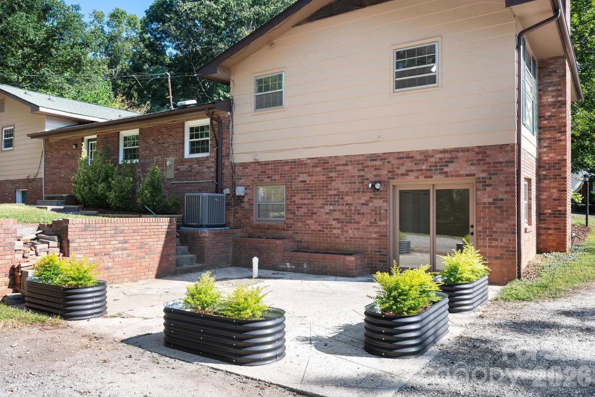 Spacious back patio for enjoying the outdoors - 2 Independence Boulevard, Asheville
