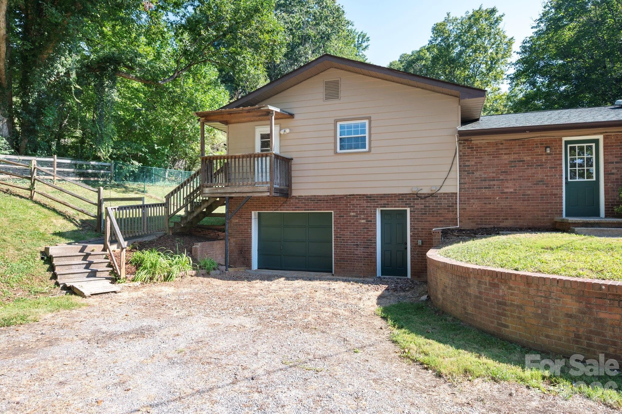 Driveway goes around back for - 2 Independence Boulevard, Asheville