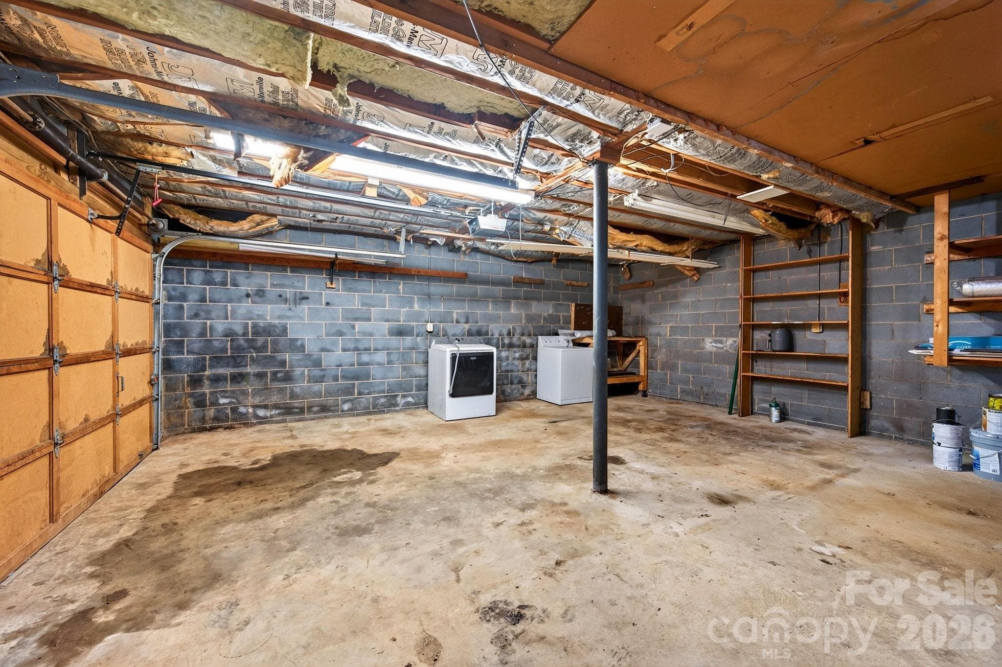 Attached garage with plenty of room for parking, storage or workshop space - 2 Independence Boulevard, Asheville