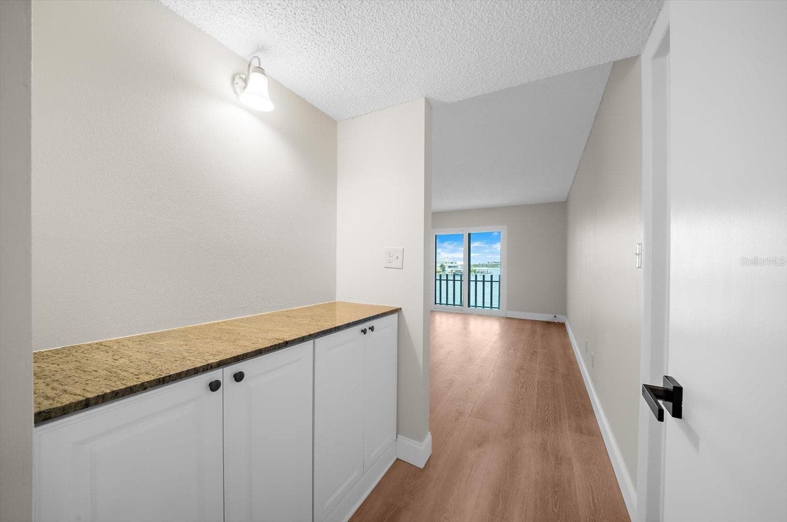 Primary entry with extra storage cabinets. - 868 BAYWAY BLVD #307, CLEARWATER BEACH