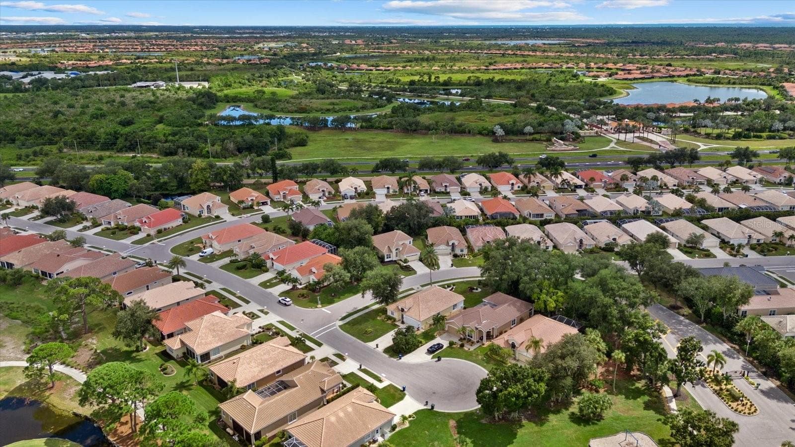 Aerial View - 324 LANGHOLM DR, VENICE