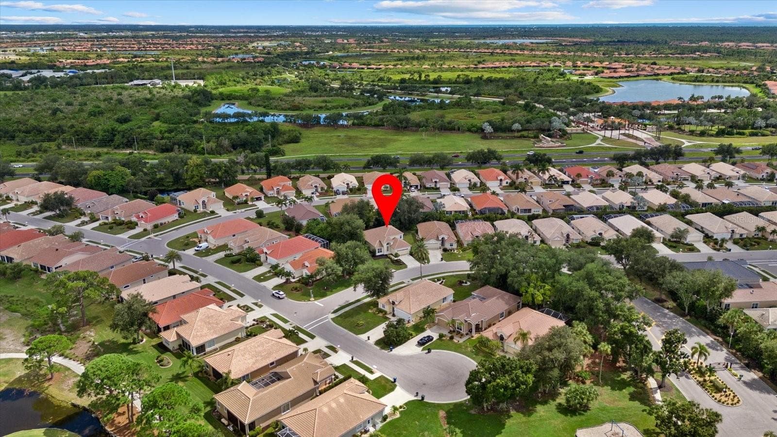 Aerial View - 324 LANGHOLM DR, VENICE