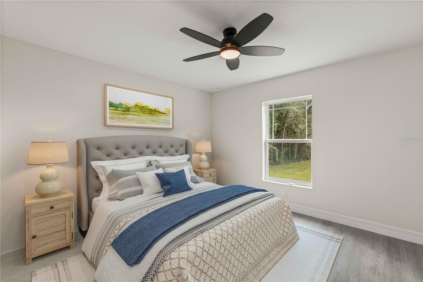 Guest Bedroom 2-Virtually Staged - 13622 SW 112TH ST, DUNNELLON