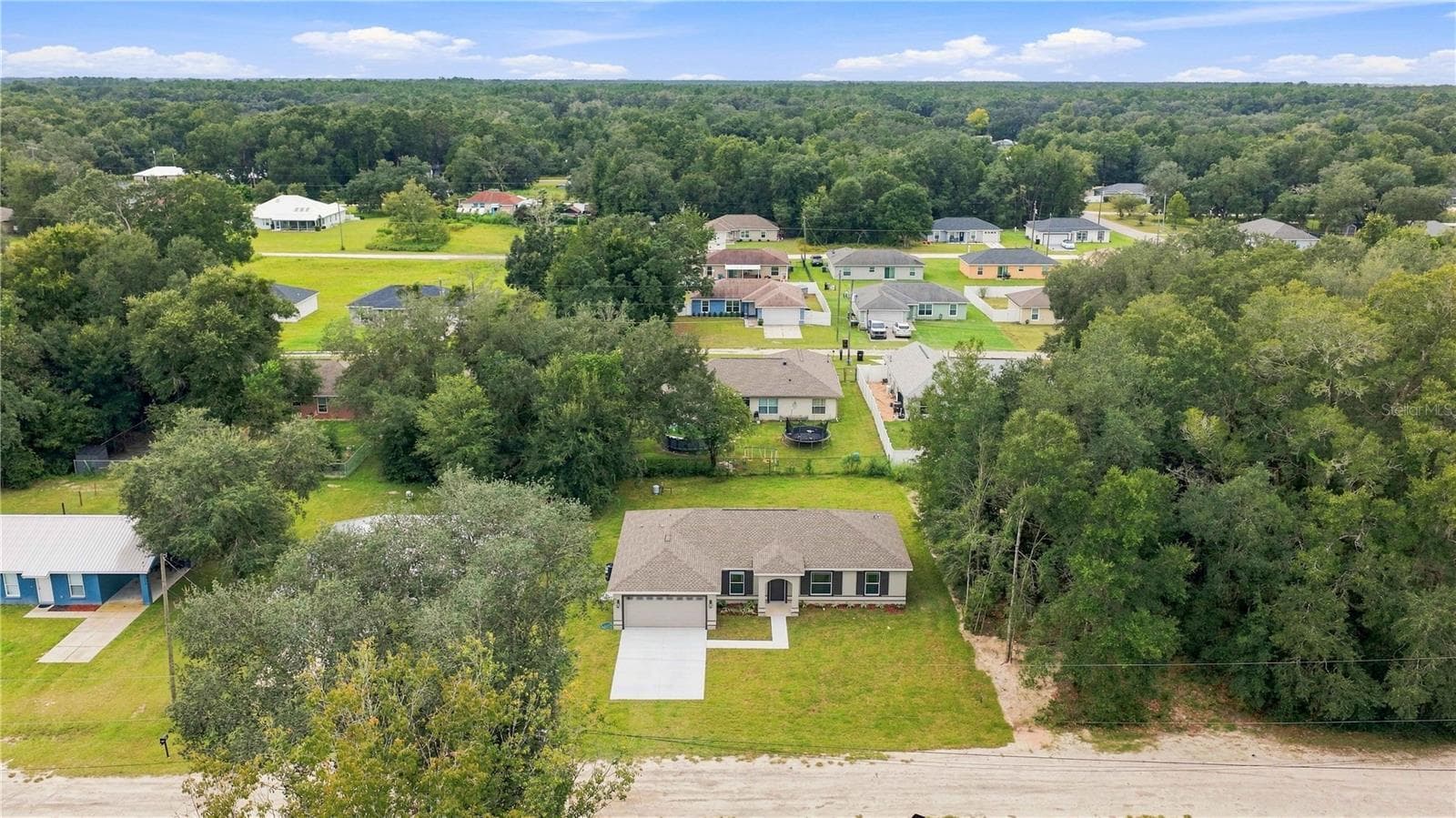 Aerial View - 13622 SW 112TH ST, DUNNELLON
