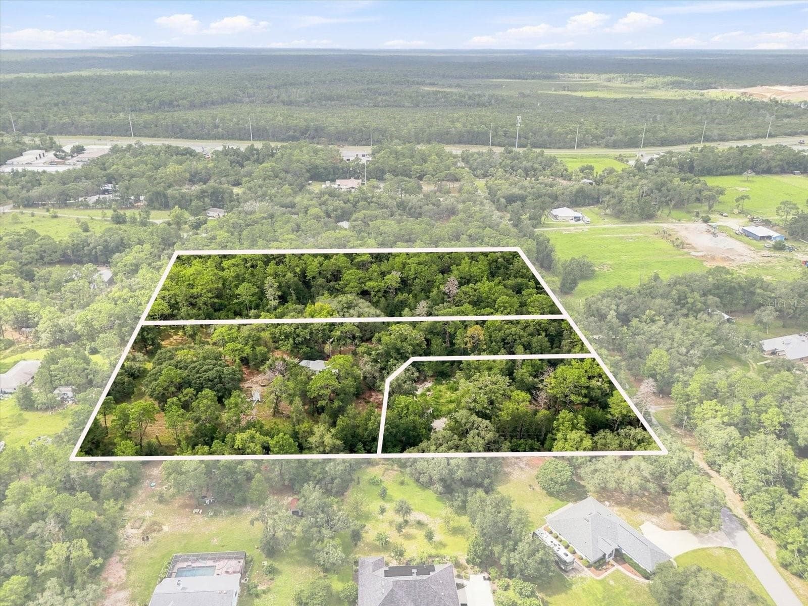 9.09 Acres -3 - Parcels - 89 S HAID TER, LECANTO